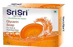 Sri Sri Tattva Glycerin für weiche und hydratisierte Haut, Seifenstück, 75 g Sri Sri Tattva Glycerin für weiche und hydratisierte Haut, Seifenstück, 75 g