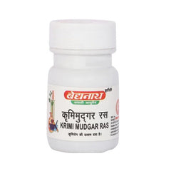 Baidyanath Ayurvedic (Jhansi) Krimi Mudgar Ras 40 Tablet Baidyanath Ayurvedic (Jhansi) Krimi Mudgar Ras 40 Tablet