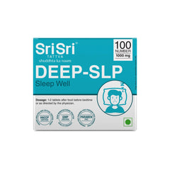 Sri Sri Tattva Ayurvedic Deep Slp Sleep Well 1000mg 100 Tablet Sri Sri Tattva Ayurvedic Deep Slp Sleep Well 1000mg 100 Tablet