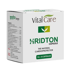 Vital Care Ayurvedic Hridton 100 Capsule Vital Care Ayurvedic Hridton 100 Capsule