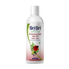 Sri Sri Tattva Ayurvedisches Prakesha Gold-Haaröl reduziert Haarausfall und Ergrauen, 100 ml Sri Sri Tattva Ayurvedisches Prakesha Gold-Haaröl reduziert Haarausfall und Ergrauen, 100 ml