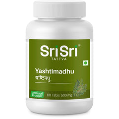 Sri Sri Tattva Ayurvedic Yashtimadhu 500mg 60 Tablets Sri Sri Tattva Ayurvedic Yashtimadhu 500mg 60 Tablets