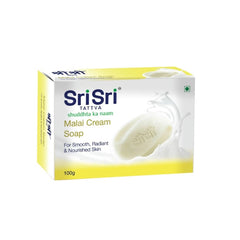 Sri Sri Tattva Malai Cream For Smooth,Radiant & NouriShed Skin Soap 100gm Sri Sri Tattva Malai Cream For Smooth,Radiant & NouriShed Skin Soap 100gm