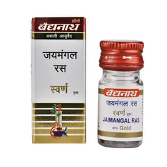 Baidyanath Ayurvedic (Jhansi) Jaimangal Ras with Gold 5 Tablet Baidyanath Ayurvedic (Jhansi) Jaimangal Ras with Gold 5 Tablet