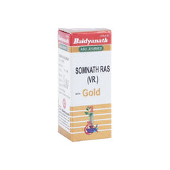 Baidyanath Ayurvedic Somnath Ras Bri.Suvarna Yukt 10 Tablets Baidyanath Ayurvedic Somnath Ras Bri.Suvarna Yukt 10 Tablets