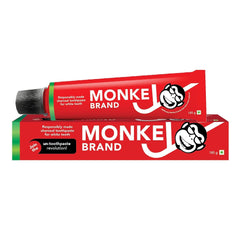 Monkey Ayurvedic Herbal Charcoal Nogi Whitening Stain Removal Toothpaste 185g Monkey Ayurvedic Herbal Charcoal Nogi Whitening Stain Removal Toothpaste 185g