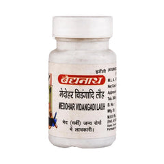 Baidyanath Ayurvedic Medoharvidangadi Loha 40 Tablets Baidyanath Ayurvedic Medoharvidangadi Loha 40 Tablets