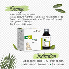 Vital Care Ayurvedic Nospas Baby Health Drops 20ml Vital Care Ayurvedic Nospas Baby Health Drops 20ml