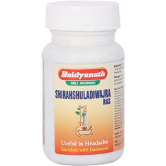 Baidyanath Ayurvedic (Jhansi) Shirahshuladiwajra Ras Tablets Baidyanath Ayurvedic (Jhansi) Shirahshuladiwajra Ras Tablets
