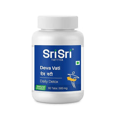 Sri Sri Tattva Ayurvedic Deva Vati 500mg Supports Body Detoxification 60 Tablets Sri Sri Tattva Ayurvedic Deva Vati 500mg Supports Body Detoxification 60 Tablets