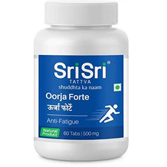 Sri Sri Tattva Ayurvedic Oorja Forte Anti Fatigue 500mg 60 Tablets Sri Sri Tattva Ayurvedic Oorja Forte Anti Fatigue 500mg 60 Tablets
