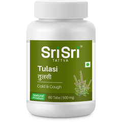 Sri Sri Tattva Ayurvedic Tulasi 500mg 60 Tablet Sri Sri Tattva Ayurvedic Tulasi 500mg 60 Tablet
