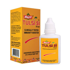 Jolly Ayurvedic Tulsi 51 Drops Natural Immunity Booster 24ml Jolly Ayurvedic Tulsi 51 Drops Natural Immunity Booster 24ml