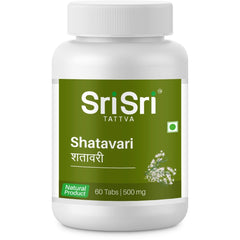 Sri Sri Tattva Ayurvedic Shatavari 500mg 60 Tablet Sri Sri Tattva Ayurvedic Shatavari 500mg 60 Tablet