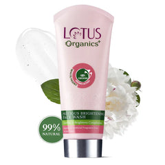 Lotus Organics+ Cosmetics Lotus Precious Brightening Face Wash 100g Lotus Organics+ Cosmetics Lotus Precious Brightening Face Wash 100g