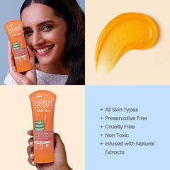 Lotus Herbals Cosmetics Safe Sun DeTAN Face Wash Gel 100g Lotus Herbals Cosmetics Safe Sun DeTAN Face Wash Gel 100g
