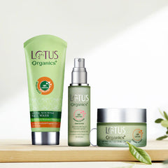 Lotus Organics+ Cosmetics Divine Face Care CTM Regime Collection Combo Lotus Organics+ Cosmetics Divine Face Care CTM Regime Collection Combo