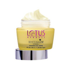 Lotus Herbals Cosmetics WhiteGlow Vitamin C Radiance Gel Creme SPF 20 PA+++ 50g Lotus Herbals Cosmetics WhiteGlow Vitamin C Radiance Gel Creme SPF 20 PA+++ 50g