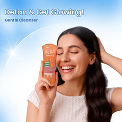 Lotus Herbals Cosmetics Safe Sun DeTAN Face Wash Gel 100g Lotus Herbals Cosmetics Safe Sun DeTAN Face Wash Gel 100g