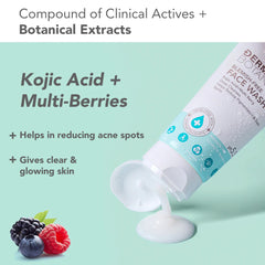 Lotus Cosmetics Derma Botanics Kojic Acid + Multi Berry Blemish Free Facewash 100g Lotus Cosmetics Derma Botanics Kojic Acid + Multi Berry Blemish Free Facewash 100g