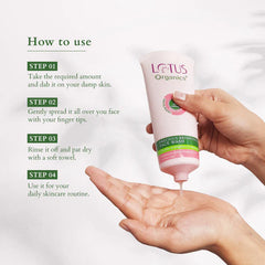 Lotus Organics+ Cosmetics Lotus Precious Brightening Face Wash 100g Lotus Organics+ Cosmetics Lotus Precious Brightening Face Wash 100g