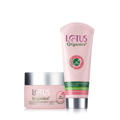 Lotus Organics+ Cosmetics Precious Brightening Facewash & Creme Collection Lotus Organics+ Cosmetics Precious Brightening Facewash & Creme Collection