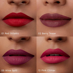 Pilgrim Cosmetics Matte Me Up! Liquid lipstick 4 in 1 pack (minis) Pilgrim Cosmetics Matte Me Up! Liquid lipstick 4 in 1 pack (minis)