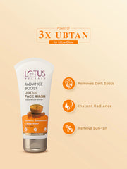 Lotus Herbals Cosmetics Radiance Boost Ubtan Facewash 100g Lotus Herbals Cosmetics Radiance Boost Ubtan Facewash 100g