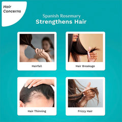 Pilgrim Cosmetics Spanish Rosemary & Biotin Anti-Hairfall Hair Mask 200.0 gm | 7.05 oz Pilgrim Cosmetics Spanish Rosemary & Biotin Anti-Hairfall Hair Mask 200.0 gm | 7.05 oz