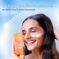 Lotus Herbals Cosmetics Safe Sun Sunscreen Cream SPF 20 PA+ 100g Lotus Herbals Cosmetics Safe Sun Sunscreen Cream SPF 20 PA+ 100g