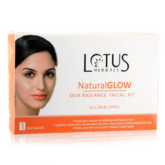 Lotus Herbals Cosmetics Natural Glow Skin Radiance Salon Grade Single Facial Kit Lotus Herbals Cosmetics Natural Glow Skin Radiance Salon Grade Single Facial Kit