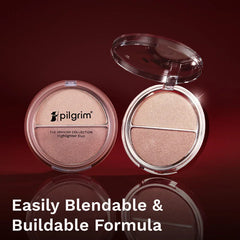 Pilgrim Cosmetics The Spanish Collection Highlighter Duo 11gm Pilgrim Cosmetics The Spanish Collection Highlighter Duo 11gm