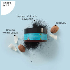 Pilgrim Cosmetics Volcanic Lava Ash Face Scrub with Yugdugu & White Lotus 100g Pilgrim Cosmetics Volcanic Lava Ash Face Scrub with Yugdugu & White Lotus 100g