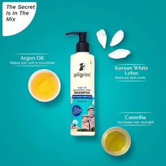 Pilgrim Cosmetics Sulphate Free Hair Shampoo with Argan Oil, Camellia & White Lotus 200 ml | 6.8 fl.oz Pilgrim Cosmetics Sulphate Free Hair Shampoo with Argan Oil, Camellia & White Lotus 200 ml | 6.8 fl.oz