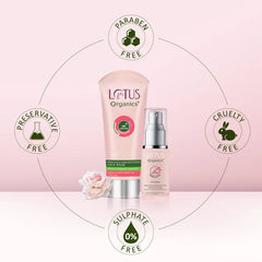 Lotus Organics+ Cosmetics Precious Brightening Facewash & Serum-Creme collection Lotus Organics+ Cosmetics Precious Brightening Facewash & Serum-Creme collection