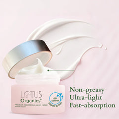 Lotus Organics+ Lotus Precious Brightening Night Creme Cream 50g Lotus Organics+ Lotus Precious Brightening Night Creme Cream 50g