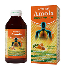 Atrey Ayurvedic Amola Cough Mixture with Tulsi & Honey For Common Cold & Cough Syrup Atrey Ayurvedic Amola Cough Mixture with Tulsi & Honey For Common Cold & Cough Syrup