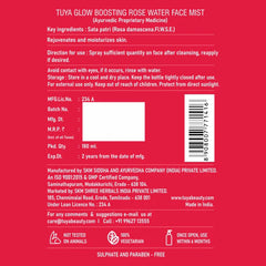 Tuya Cosmetics Rose Water Face Mist Tuya Cosmetics Rose Water Face Mist