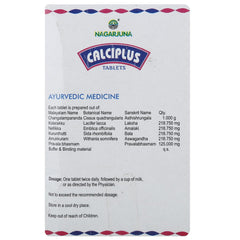 Nagarjuna Ayurvedic Calciplus 100 Tablets Nagarjuna Ayurvedic Calciplus 100 Tablets