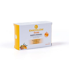 Kalyan Wellness Emayglow Haldi & Chandan Soap 75gm Kalyan Wellness Emayglow Haldi & Chandan Soap 75gm