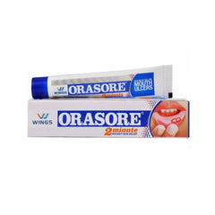 Wings Orasore Mouth Ulcer Relief Gel 10g Wings Orasore Mouth Ulcer Relief Gel 10g