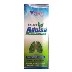 Valley Pharma Adulsa Compound With Triple Action Formula Cough Syrup 100ml Valley Pharma Adulsa Compound With Triple Action Formula Cough Syrup 100ml