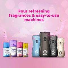 Odonil Exotic Automatic Spray with Floral Bliss,Ocean Breeze & Sensual Dahlia Machine Refill 225ml Odonil Exotic Automatic Spray with Floral Bliss,Ocean Breeze & Sensual Dahlia Machine Refill 225ml