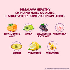 Himalaya Ayurvedic Healthy Skin & Nail Gummies 30's & 60's Himalaya Ayurvedic Healthy Skin & Nail Gummies 30's & 60's