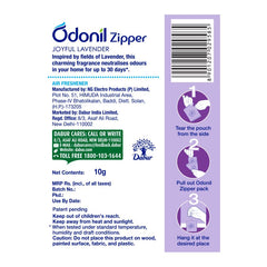 Odonil Bathroom Air Freshner Zipper Joyful Lavender,Allluring Daffodil,Blissful Citrus,Scintillating Rose,Soulful Jasmine & Combo Odonil Bathroom Air Freshner Zipper Joyful Lavender,Allluring Daffodil,Blissful Citrus,Scintillating Rose,Soulful Jasmine & Combo