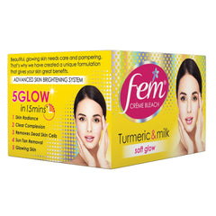 FEM Fairness Turmeric & Milk Crème Bleach 24g FEM Fairness Turmeric & Milk Crème Bleach 24g