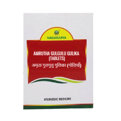 Nagarjuna Ayurveda Amrutha Gulgulu Gulika 100 Tablets Nagarjuna Ayurveda Amrutha Gulgulu Gulika 100 Tablets