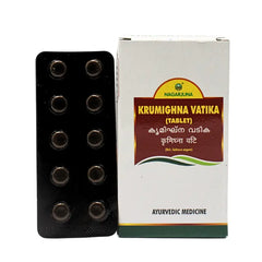 Nagarjuna Ayurvedic Krimighna Vadika 100 Tablets Nagarjuna Ayurvedic Krimighna Vadika 100 Tablets