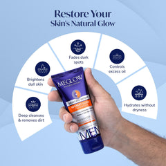 Leeford Meglow Men Instant Glow Facewash 70g Leeford Meglow Men Instant Glow Facewash 70g