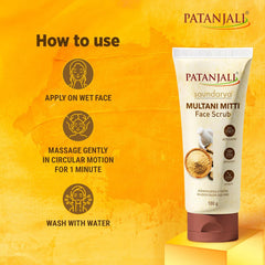 Patanjali Multani Mitti Face Scrub 100g Patanjali Multani Mitti Face Scrub 100g
